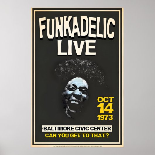 Officially Licensed Funkadelic Maggot Brain Live Poster (Vorne)