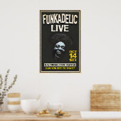 Officially Licensed Funkadelic Maggot Brain Live Poster (Küche)