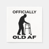 Officially Old AF Serviette (Vorderseite)