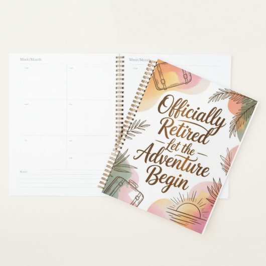 Officially Retired – Let the Adventure Begin Planer (Anzeige)