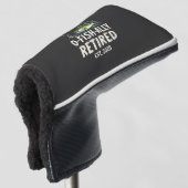 Offishally remüde Est. 2025 Ruhestand Fisher Vater Golf Headcover (3/4 Vorderseite)