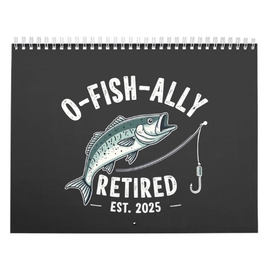 Offishally Ruhestand 2025 Fisher Vater Ruhestand Kalender (Titelbild)