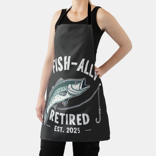 Offishally Ruhestand 2025 Fisher Vater Ruhestand Schürze (InSitu)