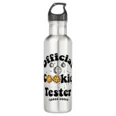 Offizial Cookie Test Cookie Lovers Christmas Edelstahlflasche (Vorderseite)