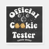 Offizial Cookie Test Cookie Lovers Christmas Serviette (Vorderseite)