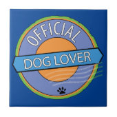 Offizial Dog Lover Fliese (Vorderseite)