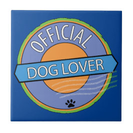 Offizial Dog Lover Fliese