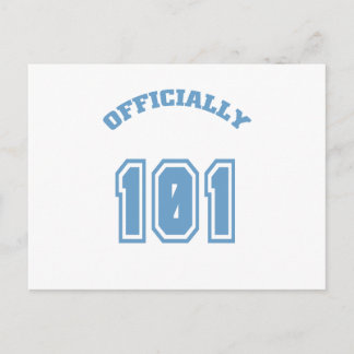 Offiziell 101 postkarte