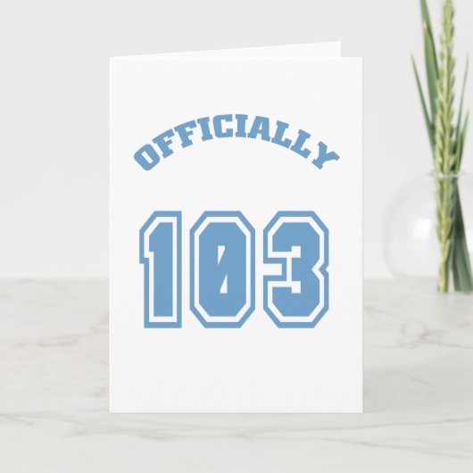 Offiziell 103 karte (Vorderseite)