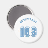 Offiziell 103 magnet (Vorderseite/Rückseite)