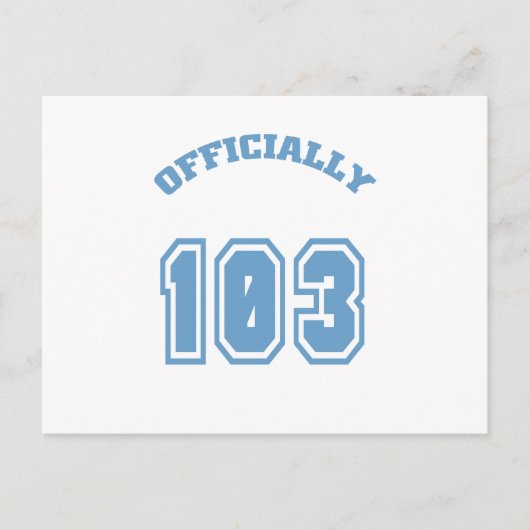 Offiziell 103 postkarte (Vorderseite)