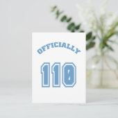 Offiziell 110 postkarte (Stehend Vorderseite)
