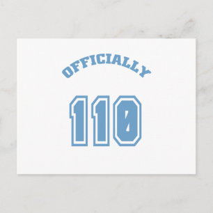 Offiziell 110 postkarte
