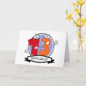 Offiziell 13 Geburtstagsbanner Karte (Gelbe Blume)