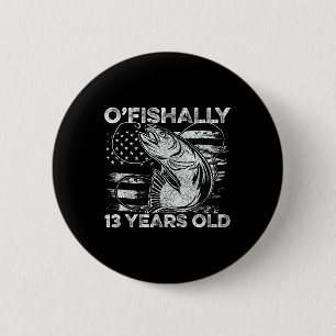 Offiziell 13 Jahre altes Shirt 13. Geburtstag Ange Button