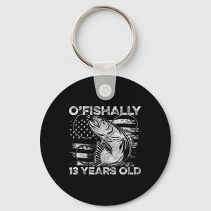 Offiziell 13 Jahre altes Shirt 13. Geburtstag Ange Schlüsselanhänger
