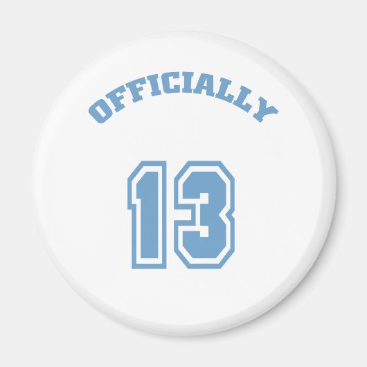 Offiziell 13 magnet (Vorne)