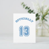Offiziell 13 postkarte (Stehend Vorderseite)