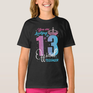Offiziell 13 Teenager 13. Geburtstag T-Shirt