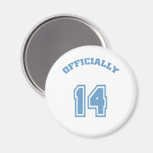 Offiziell 14 magnet (Vorderseite/Rückseite)