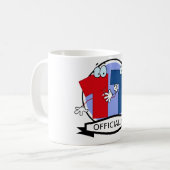 Offiziell 17 Geburtstagsbanner Kaffeetasse (Vorderseite Links)