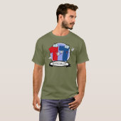 Offiziell 17 Geburtstagsbanner T-Shirt (Vorne ganz)