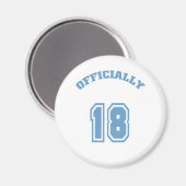 Offiziell 18 magnet (Vorderseite/Rückseite)