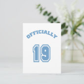Offiziell 19 postkarte (Stehend Vorderseite)