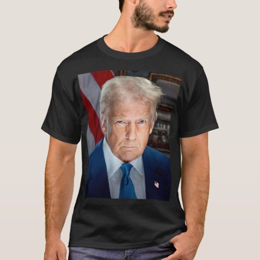 OFFIZIELL 2025 PRÄSIDENTENPORTRAIT DONALD J TRUMP T-Shirt (Vorderseite)