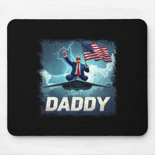 Offiziell 2025 Trump Daddy 1 Mousepad (Vorne)