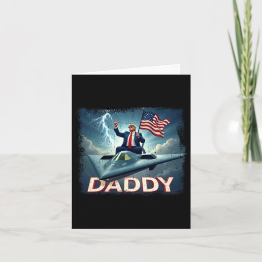 Offiziell 2025 Trump Daddy Karte (Vorderseite)