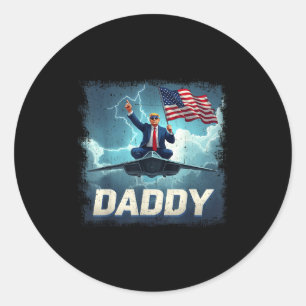 Offiziell 2025 Trump Daddy Runder Aufkleber