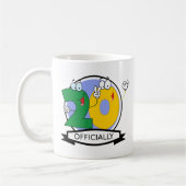 Offiziell 20 Geburtstagsbanner Kaffeetasse (Links)
