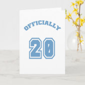 Offiziell 20 karte (Gelbe Blume)