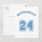 Offiziell 24 postkarte (Vorne/Hinten)