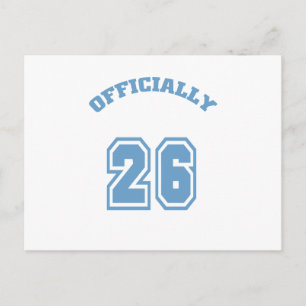 Offiziell 26 postkarte