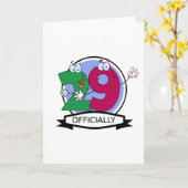 Offiziell 29 Geburtstagsbanner Karte (Gelbe Blume)