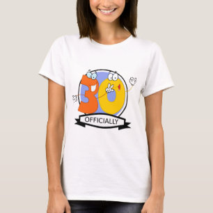 Offiziell 30 Geburtstags-Fahne T-Shirt