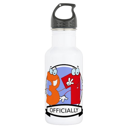 Offiziell 31. Geburtstagsnummer Edelstahlflasche (Vorderseite)