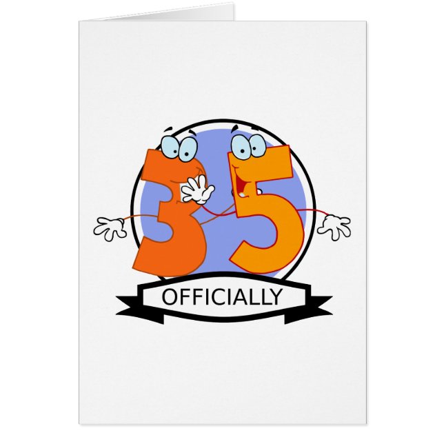 Offiziell 35 Geburtstagsbanner (Vorne)
