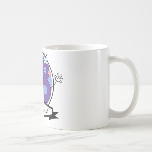 Offiziell 38 Geburtstagsbanner Kaffeetasse (Rechts)