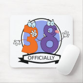 Offiziell 38 Geburtstagsbanner Mousepad (Mit Mouse)