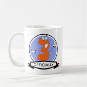 Offiziell 3 Geburtstagsbanner Kaffeetasse (Links)