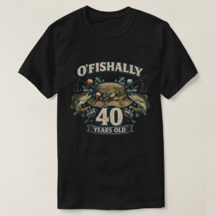 Offiziell 40 Angeln Geburtstagsdesign T-Shirt
