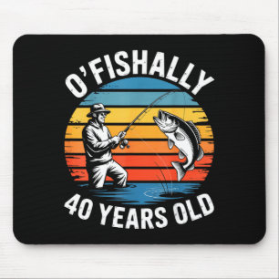 Offiziell 40 Jahre alt lustiger Angel 40. Geburtst Mousepad