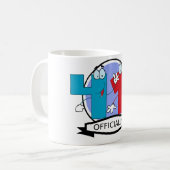 Offiziell 41 Geburtstagsbanner Kaffeetasse (Vorderseite Links)