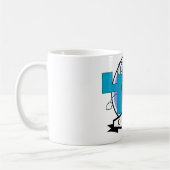 Offiziell 41 Geburtstagsbanner Kaffeetasse (Links)