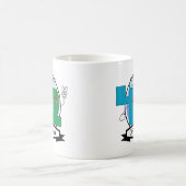 Offiziell 42 Geburtstagsbanner Kaffeetasse (Mittel)