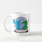 Offiziell 42 Geburtstagsbanner Kaffeetasse (Links)