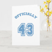 Offiziell 43 karte (Gelbe Blume)